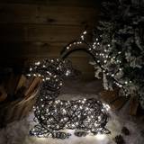 Led reindeer outdoor 62cm LED Sitting Reindeer Christmas Lamp