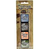 Stamp Pad Inks Distress Mini Ink Pads Kit 9