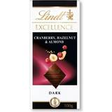 Lindt Food & Drinks Lindt Excellence Cranberry, Almond & Hazelnut Dark Chocolate Bar 100g