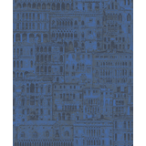 Casadeco Wallpapers Casadeco Montsegur Edifice Bleu Paon MTSE86056624