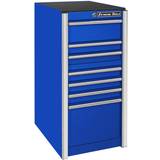 19 In. 7-Drawer Side Box, Blue