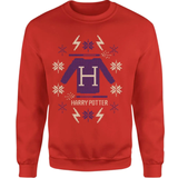 Christmas Jumpers Harry Potter Christmas Jumper - Red
