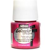 Pebeo Setacolor Opaque 45ml Shimmer Oriental Red