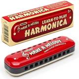 Metal Toy Harmonicas Schylling Learn to Play Harmonica