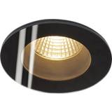 SLV Patta-F Black Ceiling Flush Light 8.3cm