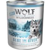 Wolf of Wilderness Blue River Junior Chicken & Salmon 6x800g