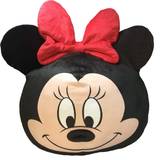 Red Cushions Kid's Room 11" Minnie Mouse Travel Cloud Pillow Black/Red
