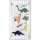 Sweet Jojo Designs Mod Dino Boy Fitted Crib Baby Bed Photo