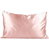 Kitsch 100% Satin Zipper Than Silk Cooling Pillow Case Pink