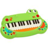 Plastic Toy Pianos Battat Crocodile Piano Musical Toy, Multicolor