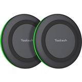 Samsung fast wireless charger Yootech [2 Pack] Wireless Charger,10W Max Fast Wireless Charging Pad Compatible with iPhone 14/14 Plus/14 Pro/14 Pro Max/13/13 Mini/SE 2022/12/11/X,Samsung Galaxy S22/S21,AirPods Pro 2(No AC Adapter)