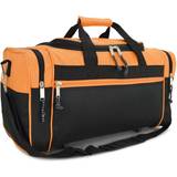 21 Blank Sports Duffle Bag Gym Bag Travel Duffel with Adjustable Strap in Orange