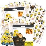 Crafts MINIONS Stickers Party Favors Bundle of 2 Sticker Packs 12 Sheets 240 Stickers plus 2 Specialty Stickers!