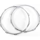 DW Effect Units DW 10 Lug True Hoop Batter and Snare Side Pair 14 in. Chrome