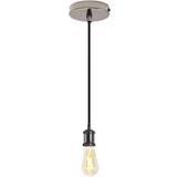 WiZ 4Lite Connected SMART LED Pendant ST64 Blackened Silver WiFi 4L1-7003