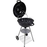 Charcoal BBQs George Foreman GFKTBBQ1801B Portable Round Kettle Charcoal BBQ, Adjustable Vent, 2