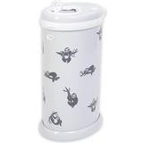 Ubbi 16-Count Sloth Glow-In-The-Dark Diaper Pail Decals grey/white white Decal