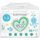 Attitude Biodegradable Baby Diapers Size 1-2 36pcs
