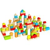 Fat Brain Toys Building Games Fat Brain Toys Timber Blocks 100 Piece Wooden Block Set Baby & Gifts for Ages 1 to 2
