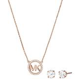 Silver Jewellery Sets Michael Kors Boxed Gifting Jewellery Set - Rose Gold/Transparent
