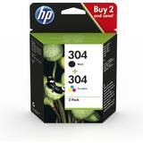 Hp ink 304 HP 304 2 Pack (Black/Tri-color)
