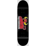Black Decks Toy Machine Skateboard Deck Cat Monster (Sort) Sort/Rød/Gul 8.25"
