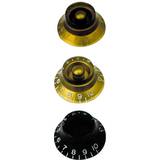 Gibson Accessories Top Hat Knobs Black