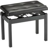 Korg Stools & Benches Korg PC-770 Height-Adjustable Piano Bench (Black) PC770BK