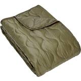 Mil-Tec Army Style Poncho Liner Quilted Travel Car Blanket Sleeping Bag Ripstop Olive