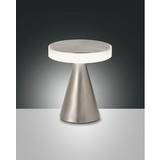 Fabas Luce LED nickel satin Table Lamp