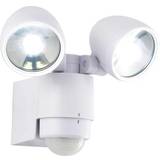 Spotlights Zinc LED Twinspot White with PIR Forum Sirocco Spotlight