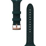 Apple Watch Series 7 Smartwatch Strap Njord byELEMENTS Salmon Leather Watch Band for Apple Watch 44/45mm