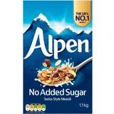 Cereal, Porridge & Oats Alpen No Added Sugar Swiss Style Muesli 1.1kg