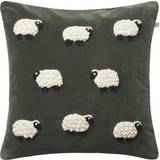 Chhatwal & Jonsson Sheep Cushion Cover Beige, Green (50x50cm)