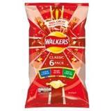 Snacks Walkers Classic Variety Crisps 6x25g 6x25g
