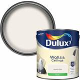 Dulux Ceiling Paints Dulux Jasmine Silk Emulsion Wall Paint, Ceiling Paint White 2.5L