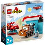 Lego Duplo - Plastic Lego Duplo Disney Pixar Cars Lightning Mcqueen & Maters Car Wash Fun 10996