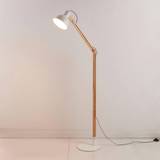 Lindby Shivanja White/Ash Floor Lamp 146cm