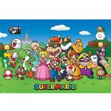 Paper Posters Kid's Room Nintendo Super Mario Poster Charaktere