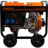 Diesel Generators T-Mech Portable Diesel Generator Open Frame 6HP 3.8kW 5 Powder