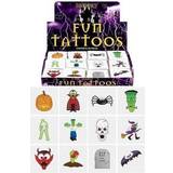 Henbrandt 24 Halloween Tattoos Transfers Trick or Treat Party Bag Fillers