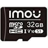 IMOU Minneskort Micro 32 GB SDHC läshastighet upp till 95 MB/s Klass 10 UHS-I U1 SD-Adapter för smartphone, surfplatta, actionkamera, drönare och bärbar dator (32 GB)