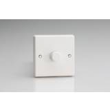Varilight JQM101W White 1 Gang V-Pro Smart Master Non-WiFi 0-100W LED Dimmer Switch