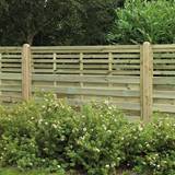 Fences Forest Garden Decorative Kyoto Pressure Treated Fence Panel