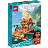 Princesses Building Games Lego Disney Moana's Wayfinding Boat 43210