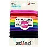 Scunci 3 Pack - No Damage Hair Elastics Assorted Colors