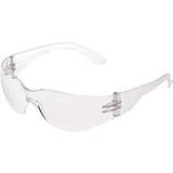 Radians Clear Safety Glasses, Scratch-Resistant, Wraparound, One Size
