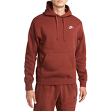 Nike Sportswear Club Fleece Pullover Hoodie - Oxen Brown/White