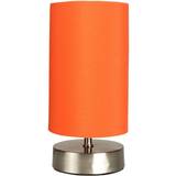Orange Table Lamps Francis Satin Nickel Touch Table Lamp