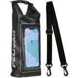Pelican Marine Water Resistant 2L Dry Bag (Stealth Black) Phone Pouch (Stealth Black) Stealth Black